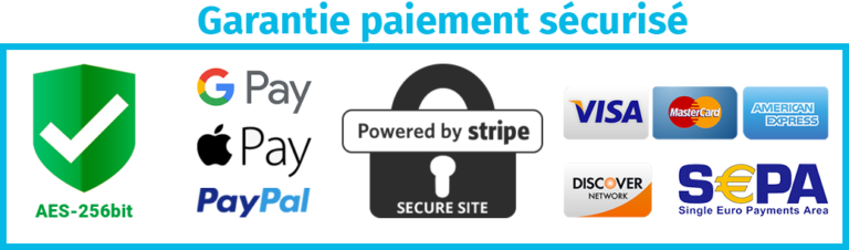 Secure payment — Google Pay, Apple Pay, PayPal, Stripe